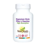 Magnesium citrate plus l-taurine New Roots Herbal - La Boite à Grains