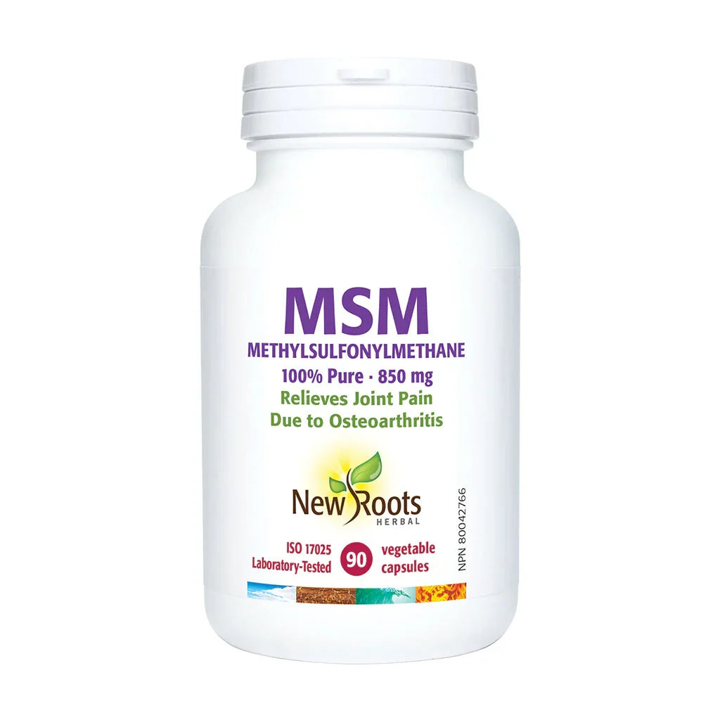MSM methylsulfonylmethane New Roots Herbal - La Boite à Grains