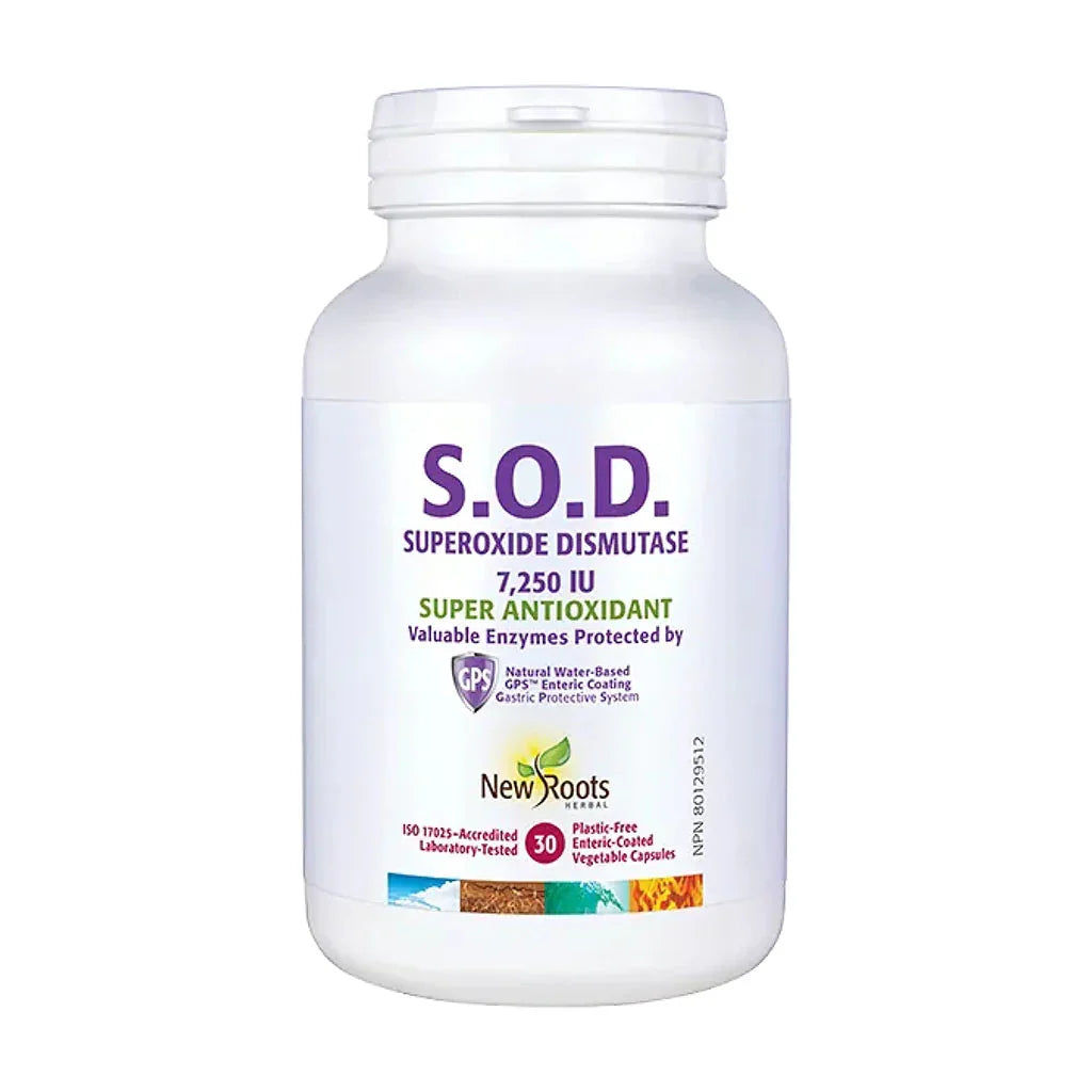 S.O.D. Superoxyde Dismutase New Roots Herbal - La Boite à Grains