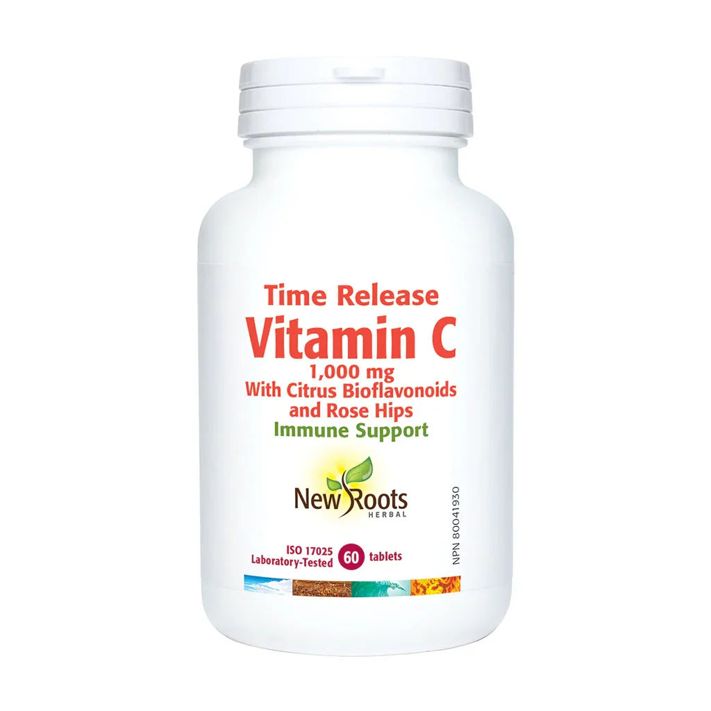 Time release vitamin C New Roots Herbal - La Boite à Grains