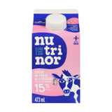 crème de table et à cuisson faite de lait nordique 15% Nutrinor - La Boite à Grains