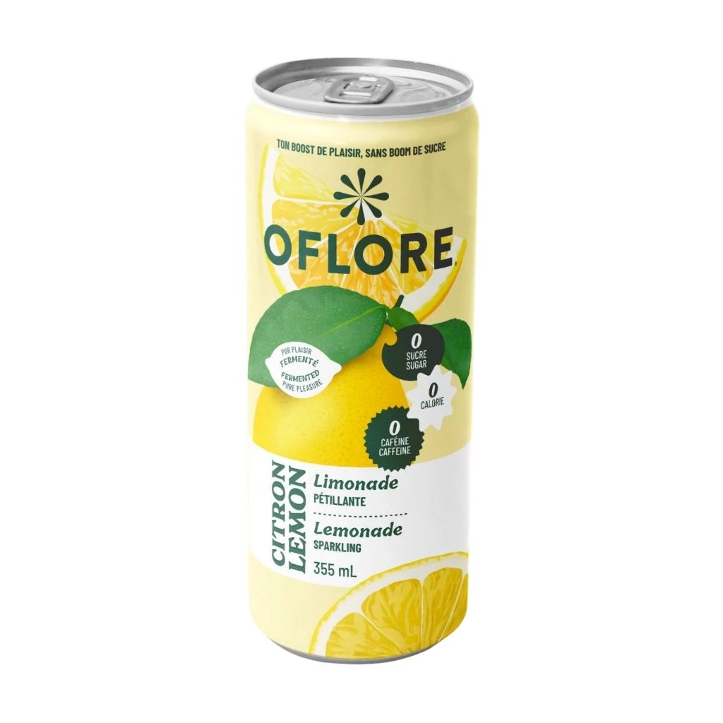 limonade pétillante citron Oflore - La Boite à Grains