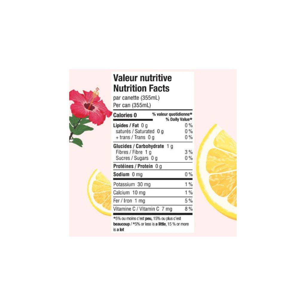 OFLORE Sparkling Hibiscus Lemonade - La Boite à Grains