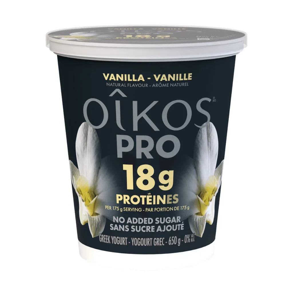 Oikos Pro yogourt grec vanille - La Boite à Grains