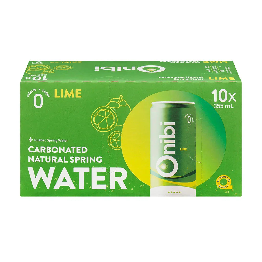 Onibi lime carbonated water - La Boite à Grains