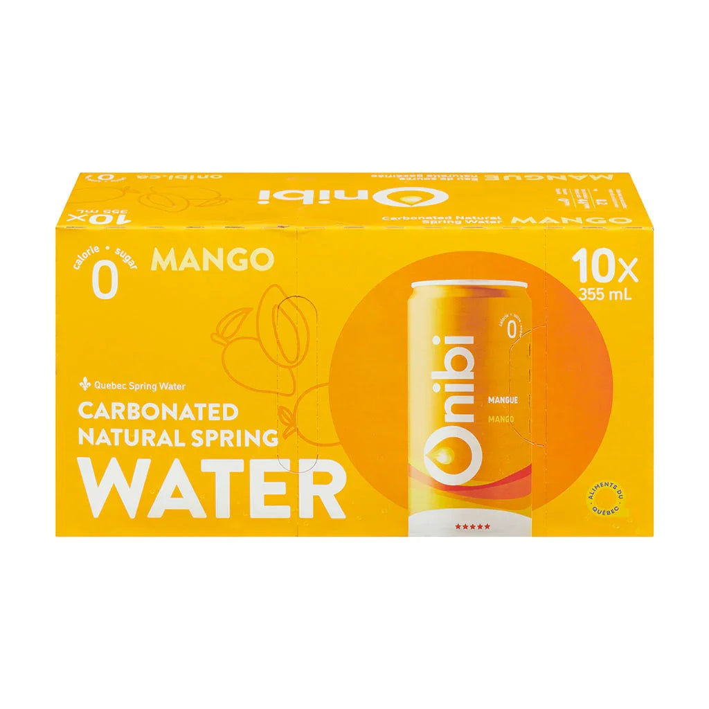 Onibi mango carbonated water - La Boite à Grains