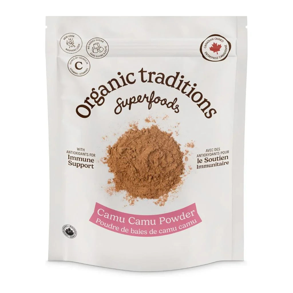 poudre de baies de camu camu biologique Organic Traditions - La Boite à Grains