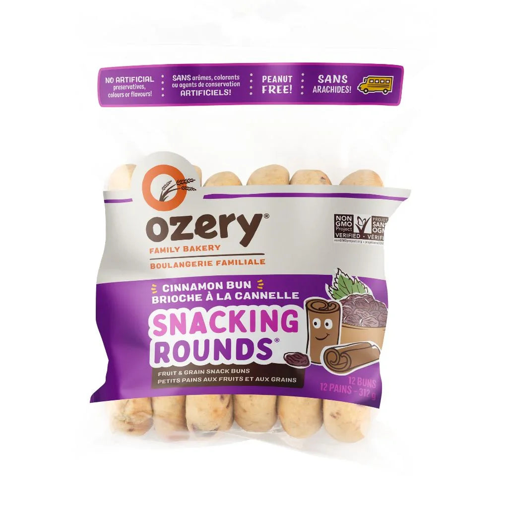 Ozery Snacking Rounds petits pains brioche à la cannelle - La Boite à Grains
