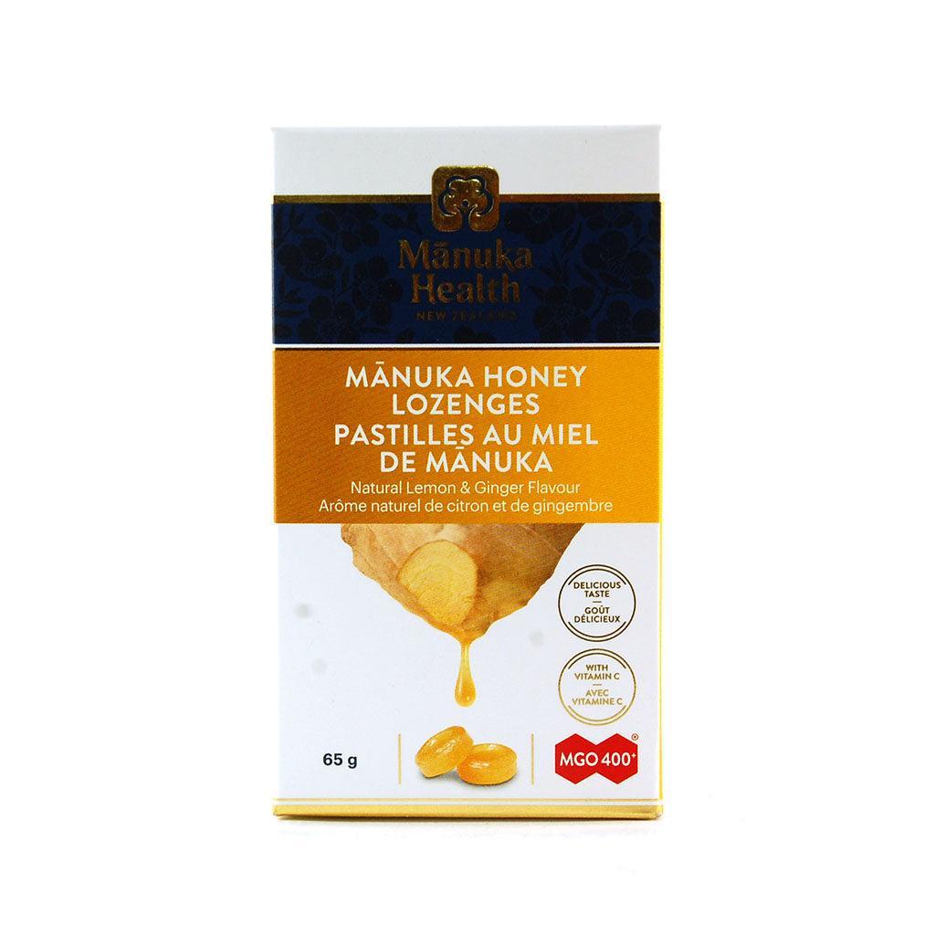 Manuka Honey Lozenges Lemon and Ginger Flavor Manuka Health - La Boite à Grains