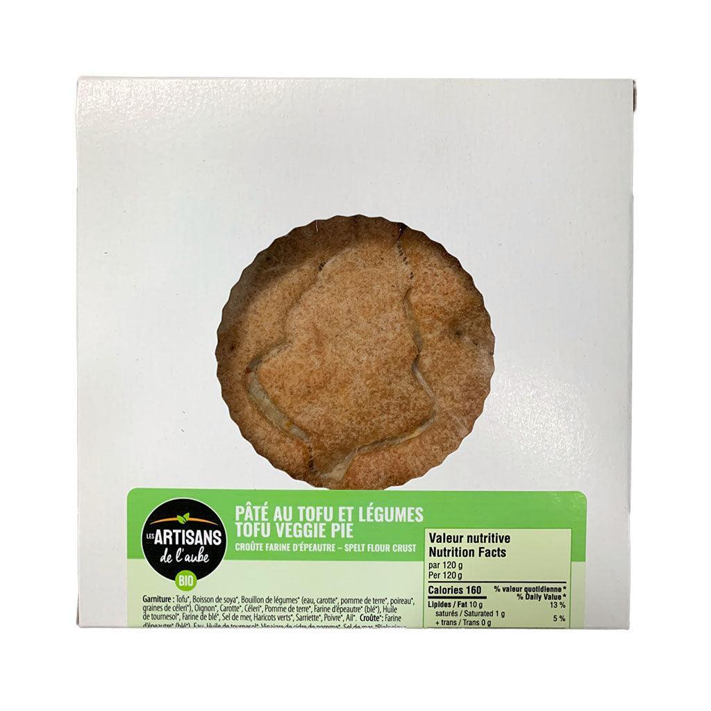 Tofu and Vegetable Pâté with Organic Spelled Flour Crust Les Artisans de l'Aube - La Boite à Grains