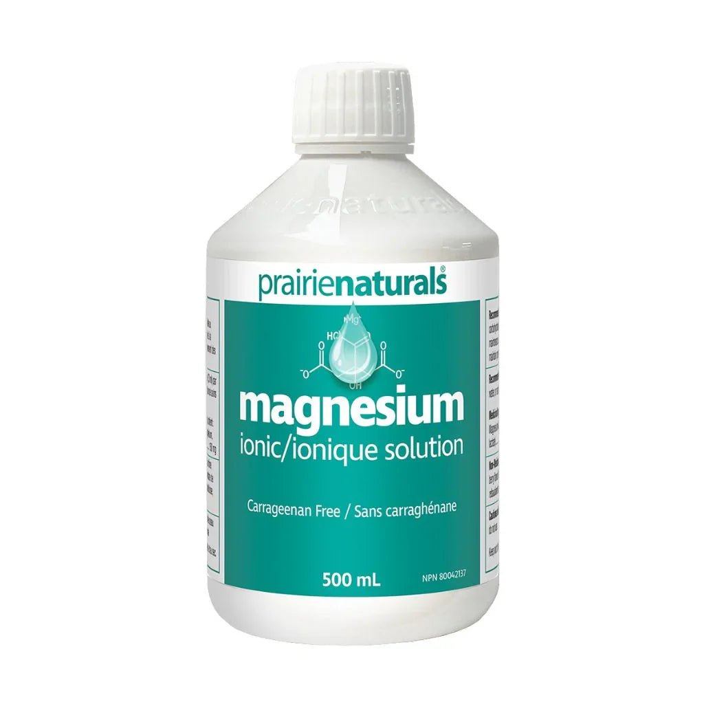 Magnésium Ionique Solution Prairie Naturals - La Boite à Grains