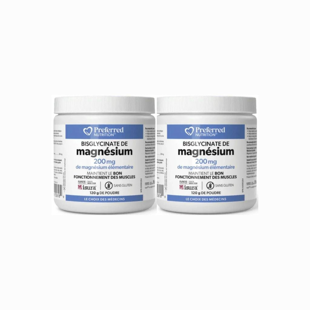 bisglycinate de magnésium Preferred Nutrition - La Boite à Grains
