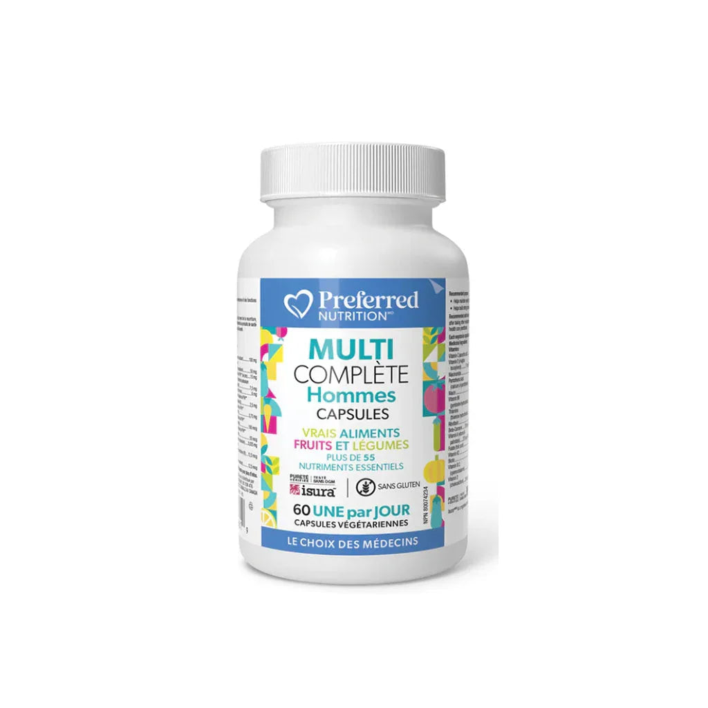 multi complète hommes Preferred Nutrition - La Boite à Grains