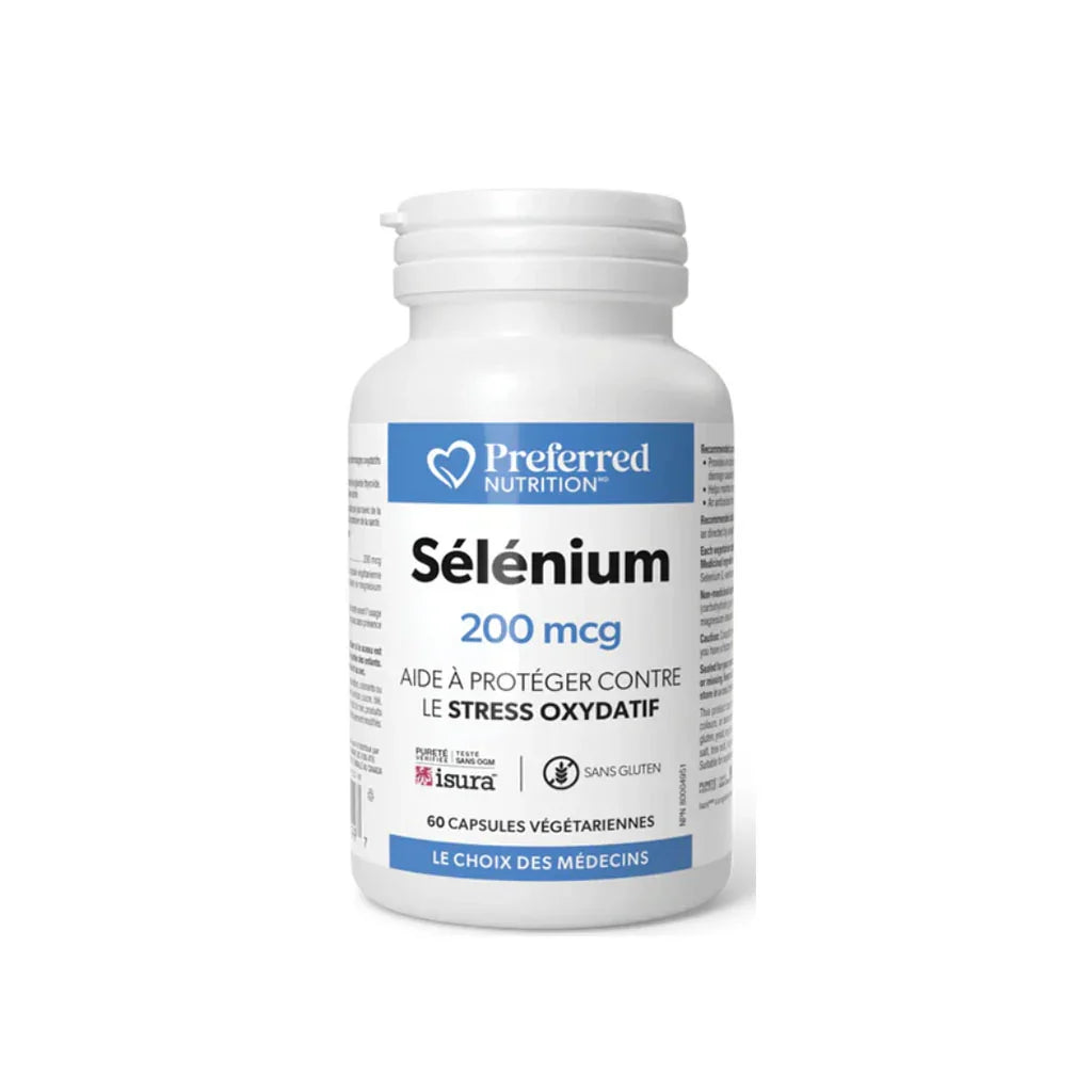 selenium 200 mcg Preferred Nutrition - La Boite à Grains