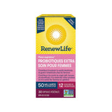 Probiotics Flore Suprême Extra Care for Women 50 Billion Renew Life - La Boite à Grains