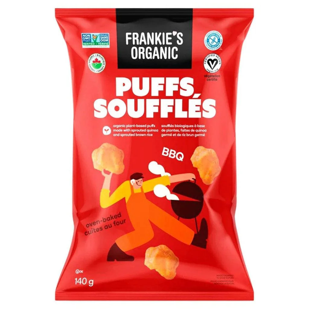Puffs Soufflés BBQ Biologique Frankie's Organic