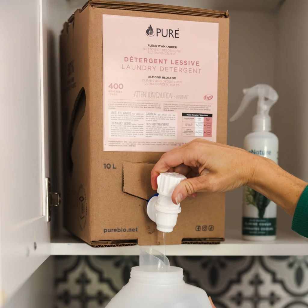détergent à lessive fleur d'amandier Pure - La Boite à Grains
