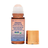 Queen of the Thrones huile de ricin biologique avec rouleau de quartz rose - La Boite à Grains