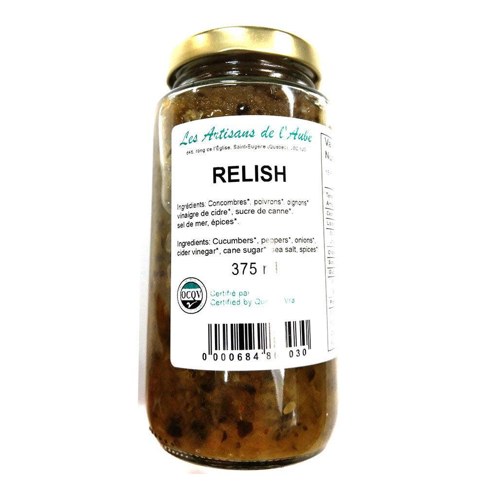 Relish Biologique Les Artisans de l'Aube - La Boite à Grains