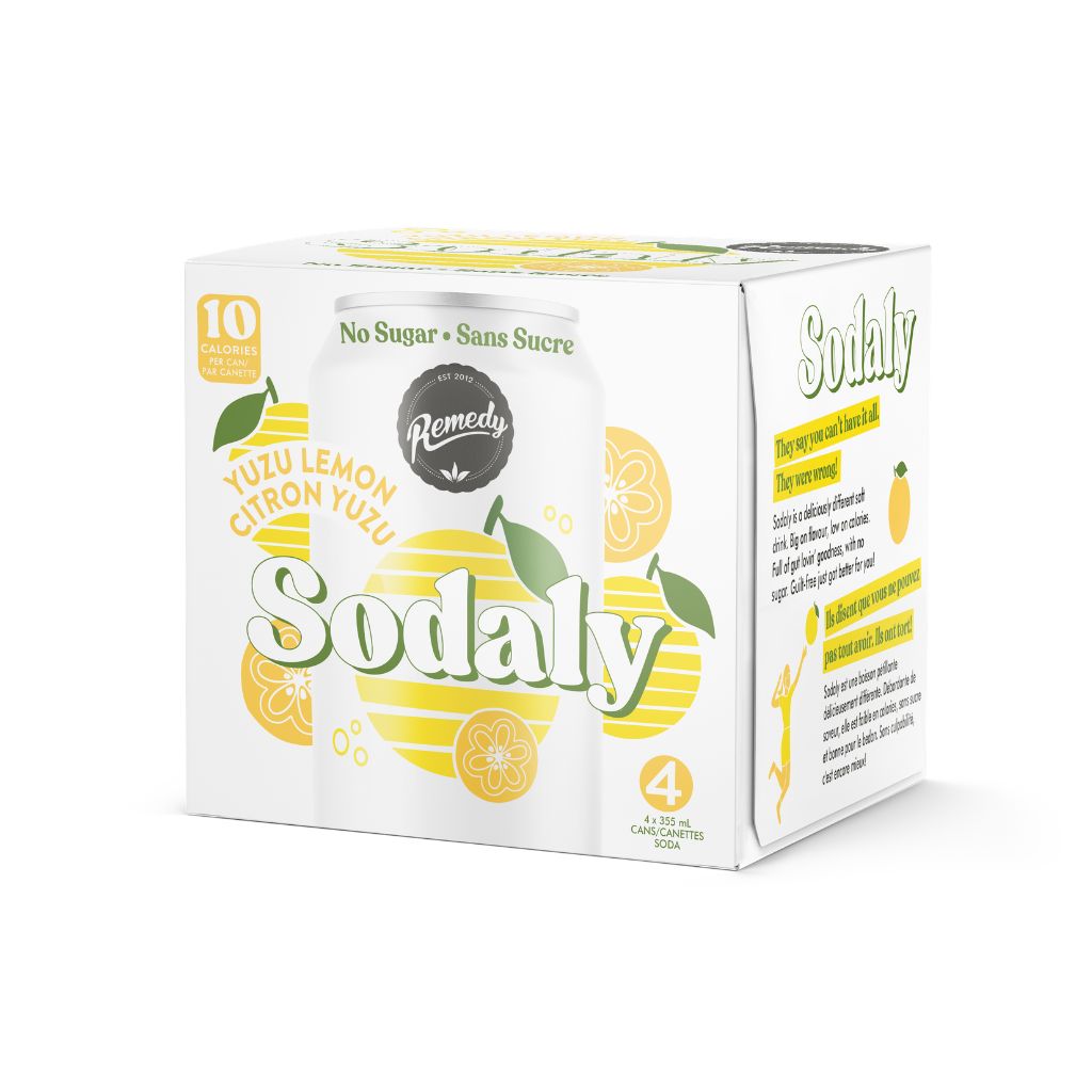 Sodaly citron yuzu Remedy - La Boite à Grains