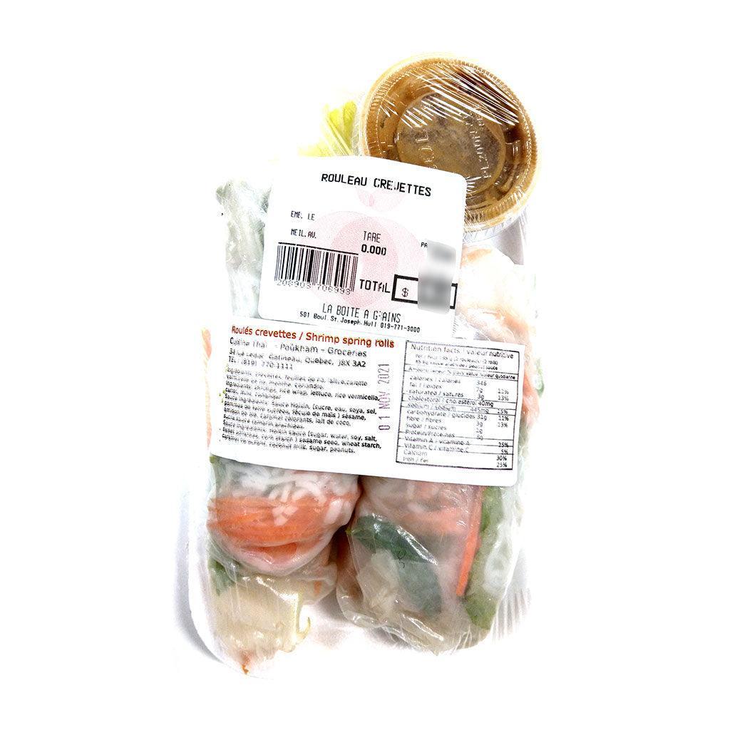 Roulés Crevettes Poûkham - La Boite à Grains