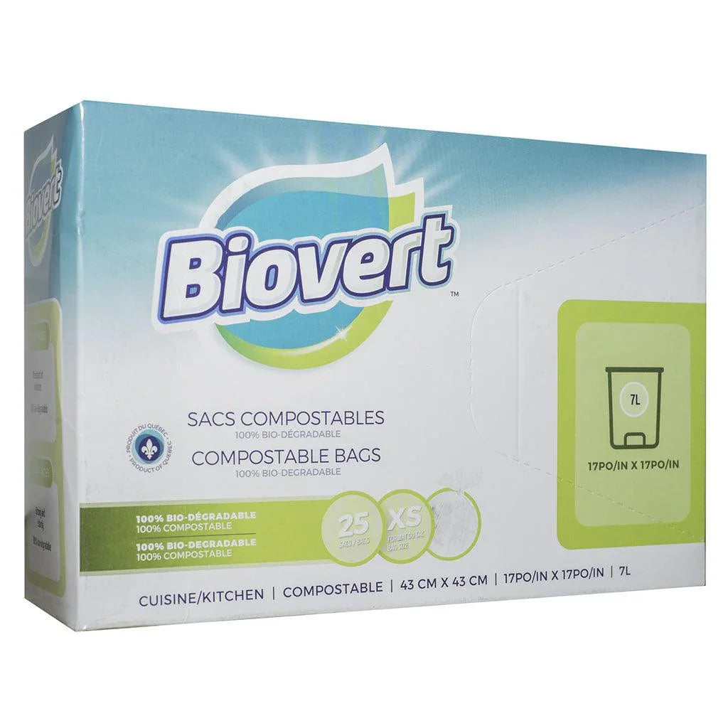 Compostable Bags 7 L BioVert