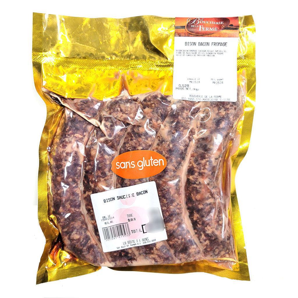 Bison Bacon Sausages and Cheese Farm Butchery