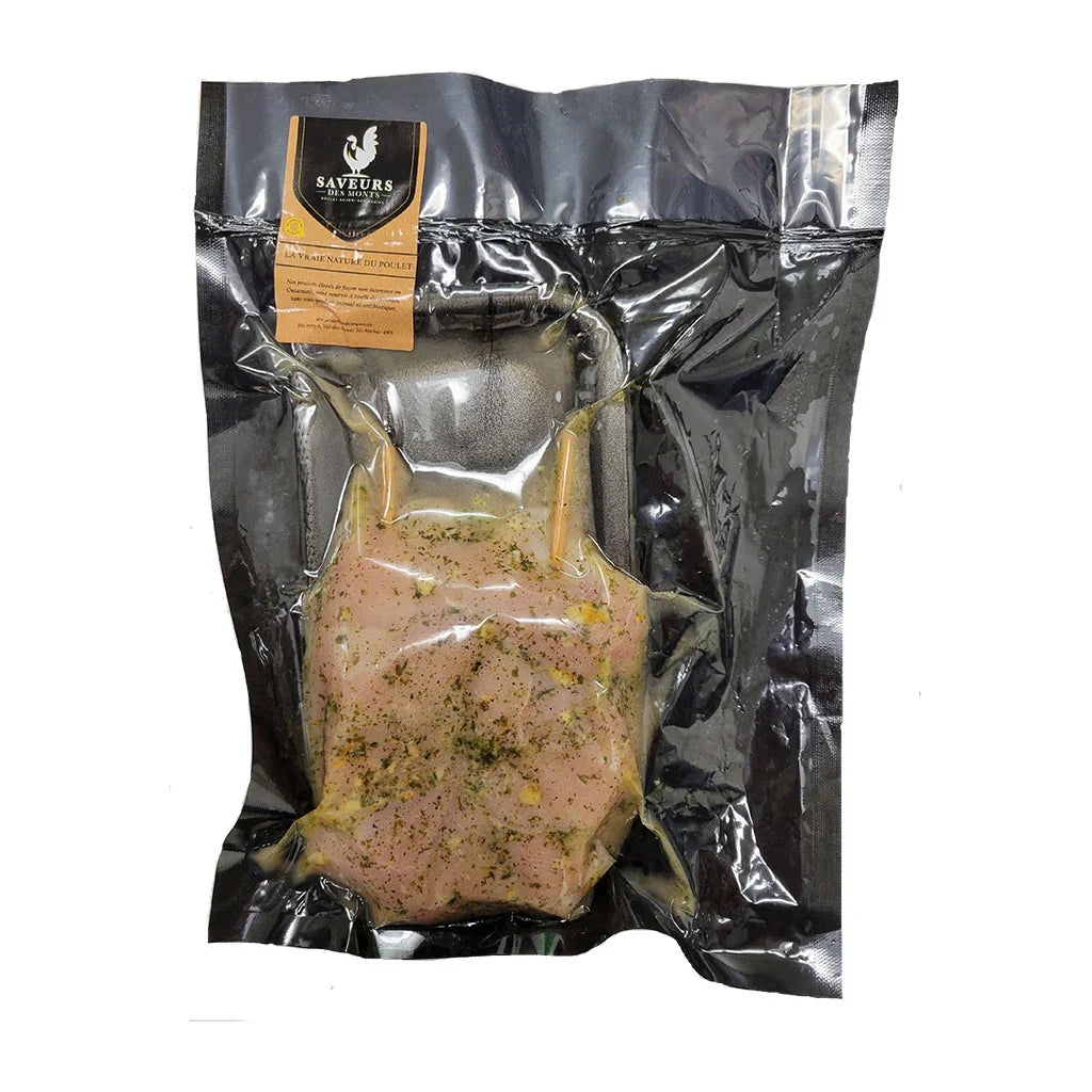 brochettes de poulet coriandre & lime Saveurs des Monts - La Boite à Grains