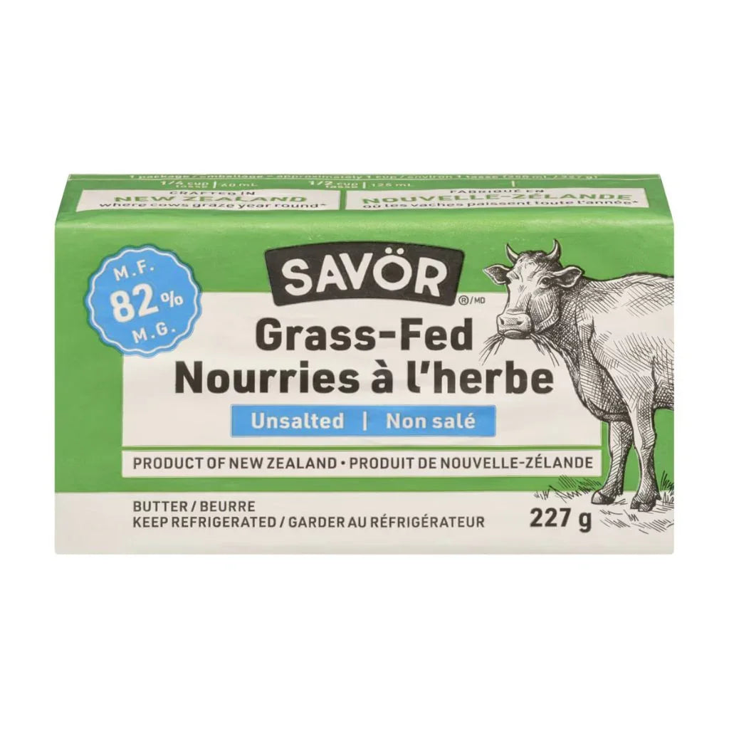Savör beurre non salé nourries à l'herbe - La Boite à Grains