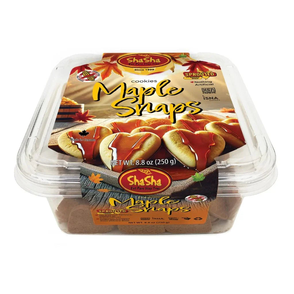 biscuits croq'oeurs Érable Shasha - La Boite à Grains
