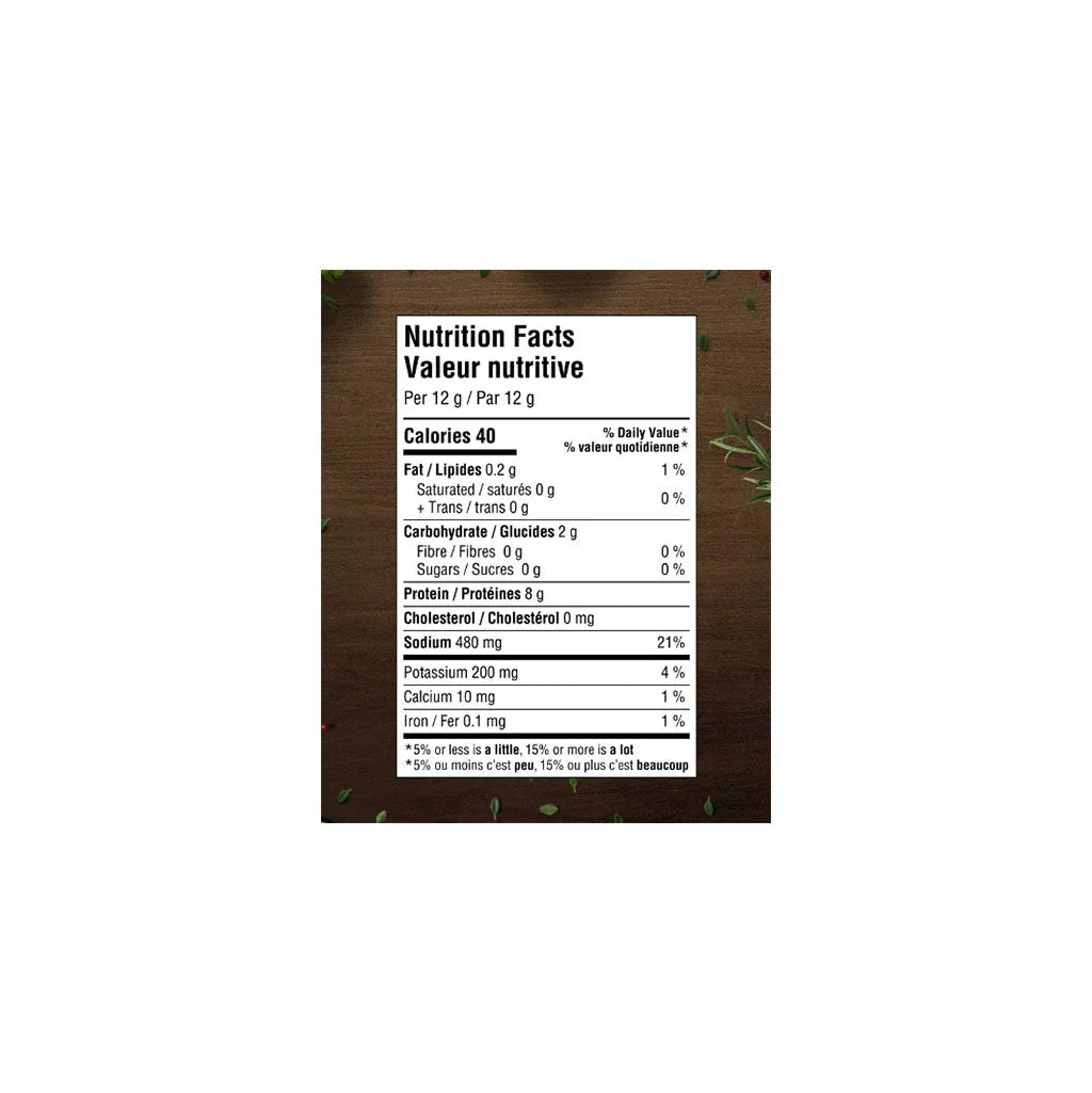 siip bouillon à base d'os poulet rôti 4 x 12 g valeur nutritive
