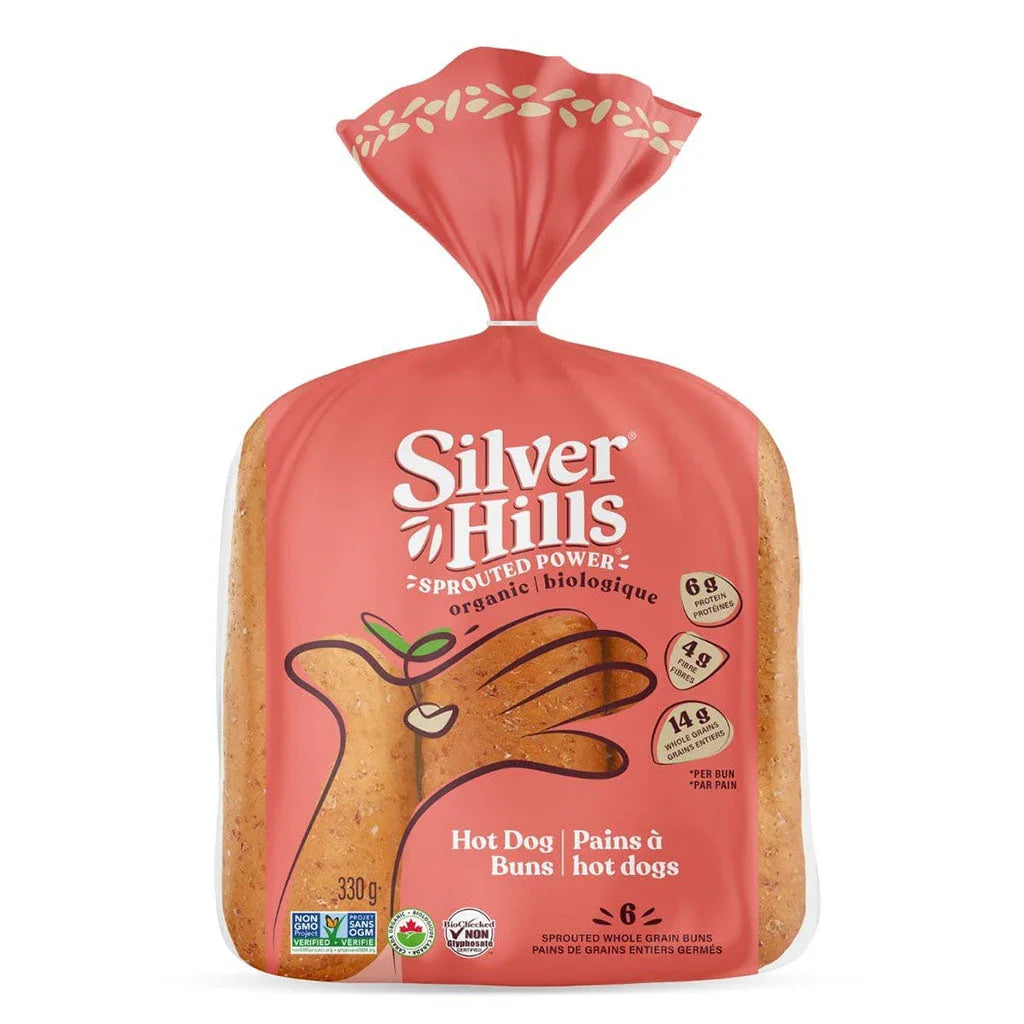 silver hills sprouted power organic hot dog buns 330 g - La Boite à Grains