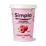 yogourt à la noix de coco framboise Simpla - La Boite à Grains