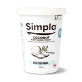 yogourt à la noix de coco Original 450 g Simpla - La Boite à Grains