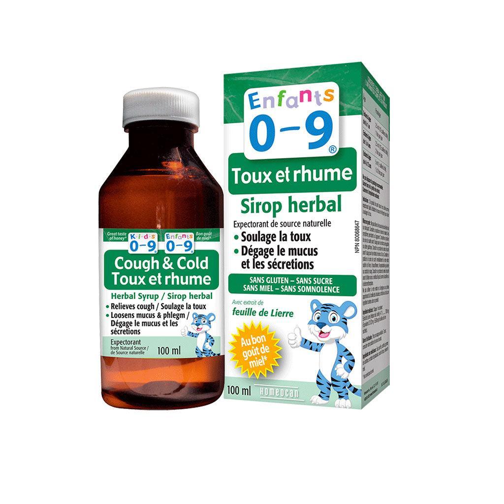Homeocan Herbal Cough and Cold Syrup for Children - La Boite à Grains