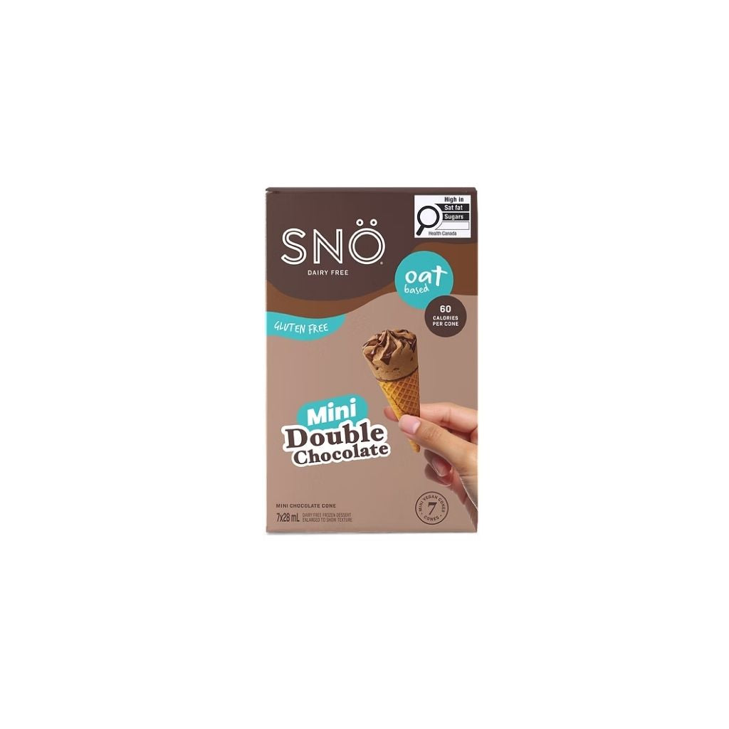 mini cornets double chocolat SNÖ - La Boite à Grains