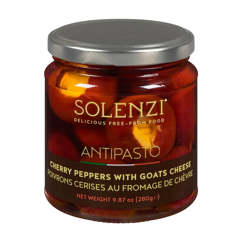 poivrons cerises au fromage de chèvre Solenzi - La Boite à Grains