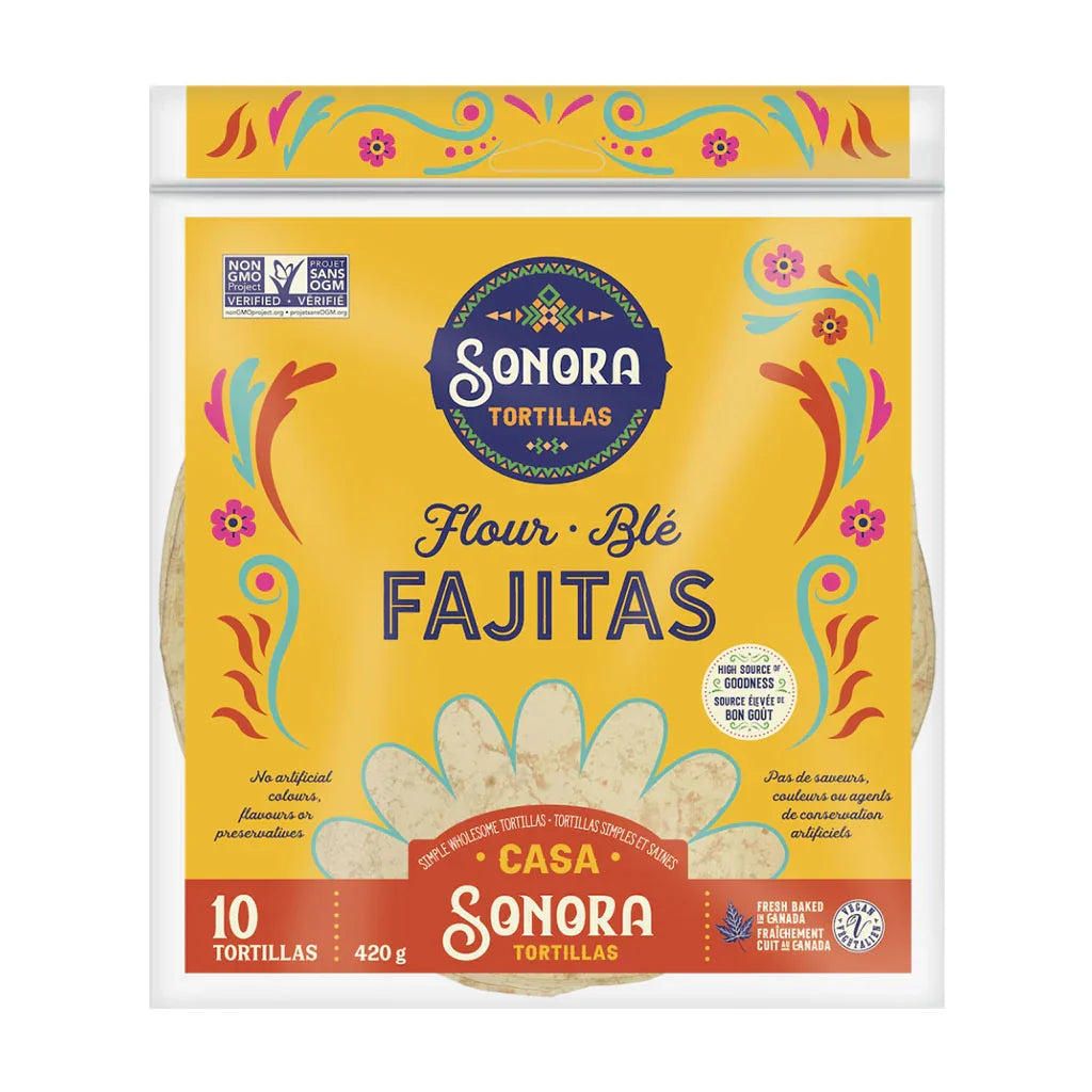 wheat tortillas for fajitas Sonora - La Boite à Grains
