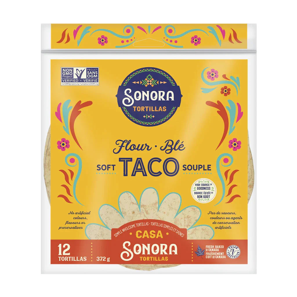 wheat tortillas for soft taco Sonora - La Boite À Grains