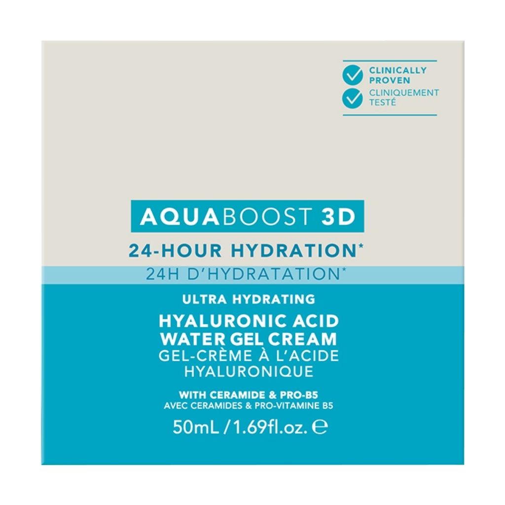 gel-crème à l'acide hyaluronique AquaBoost 3D Sukin - La Boite à Grains