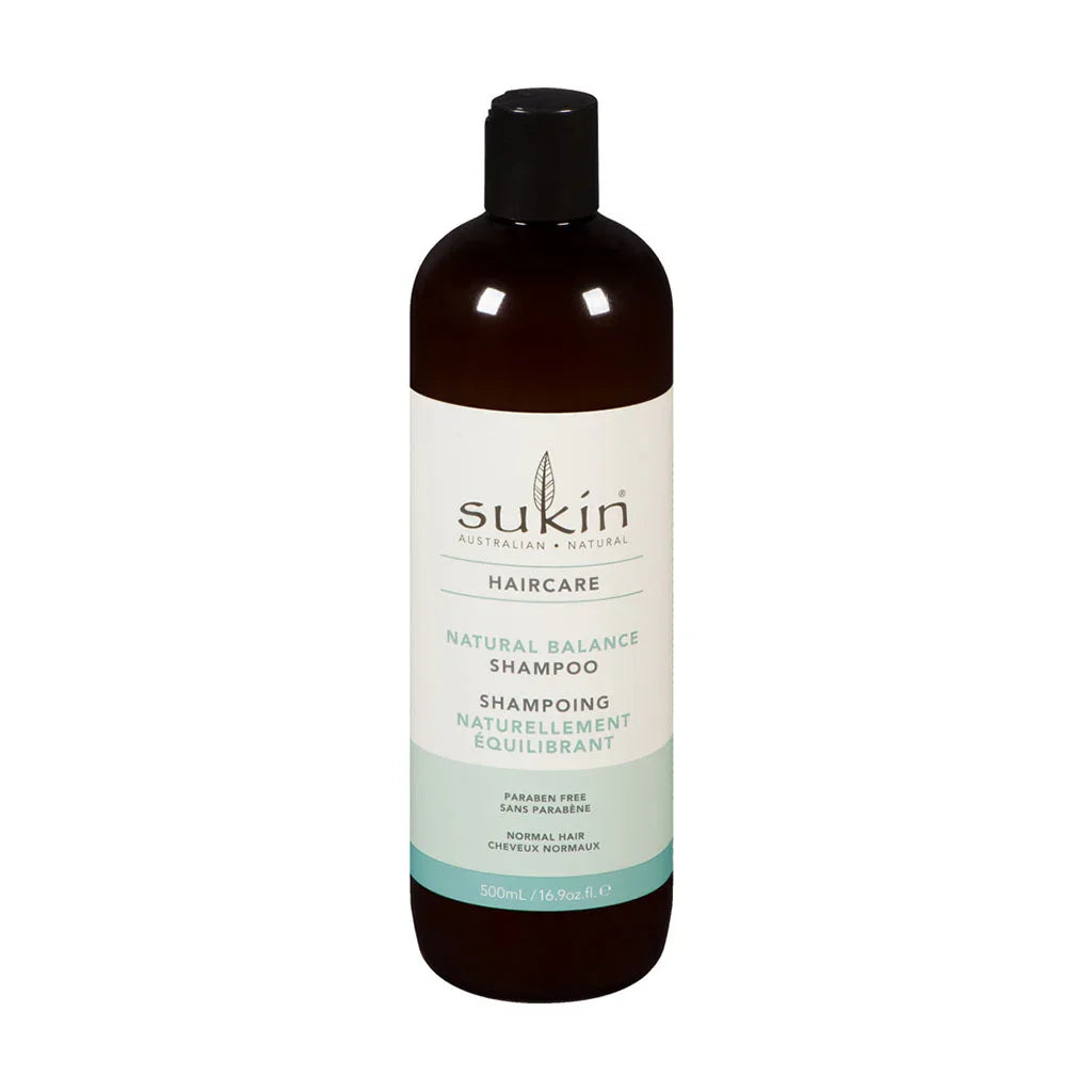 shampoing naturellement équilibrant signature Sukin - La Boite à Grains