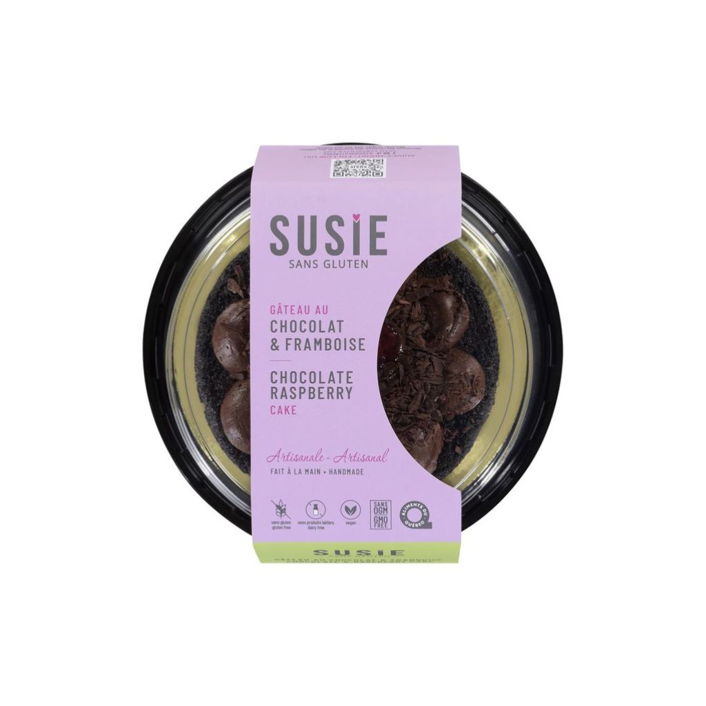 gâteau au chocolat et framboise sans gluten Susie Sans Gluten - La Boite à Grains