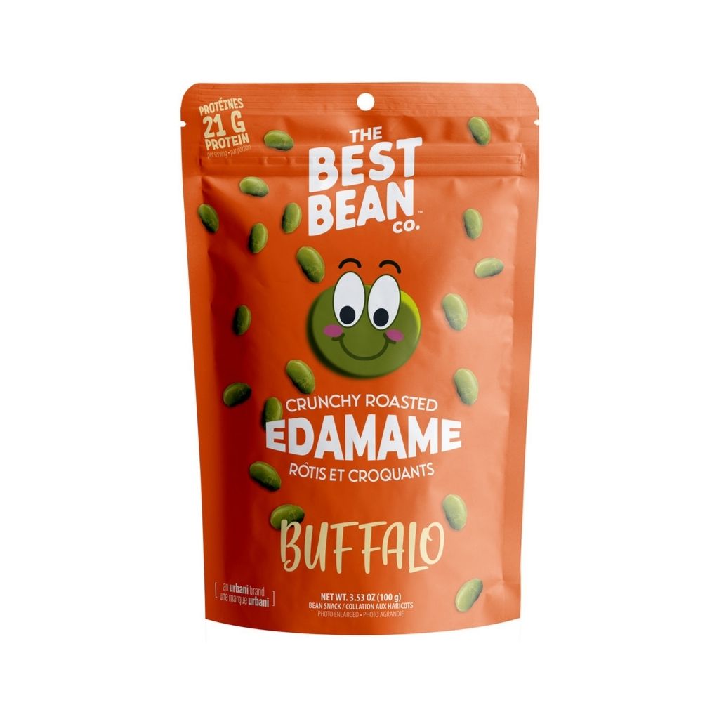 Roasted and Crunchy Buffalo Edamame from The Best Bean Co - La Boite à Grains