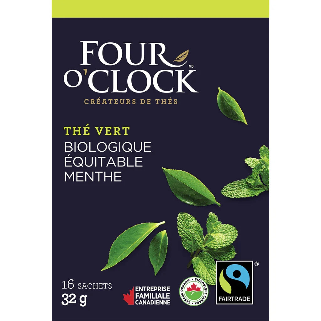 Organic Green Tea with Mint Four O'Clock - La Boite à Grains
