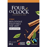 Organic Decaffeinated Chai Green Tea Four O'Clock - La Boite à Grains