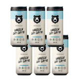 two bears latte mousseux avoine vanille cafe 6x207 ml - la boite a grains