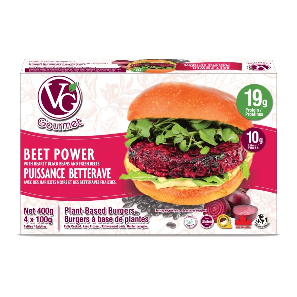 burgers puissance betterave VG Gourmet - La Boite à Grains