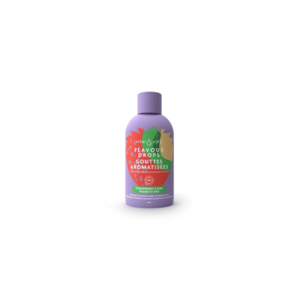 gouttes aromatisées fraise et kiwi Vital Zing - La Boite à Grains