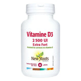 Vitamin D3 2500 IU Extra Strength (Capsules) New Roots Herbal - La Boite à Grains