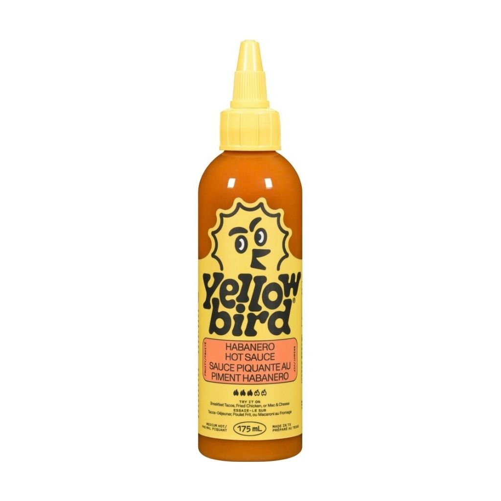 sauce piquante au piment Habanero Yellow Bird - La Boite à Grains